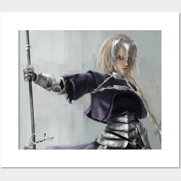 Jeanne D'Arc Wall Art by chururi